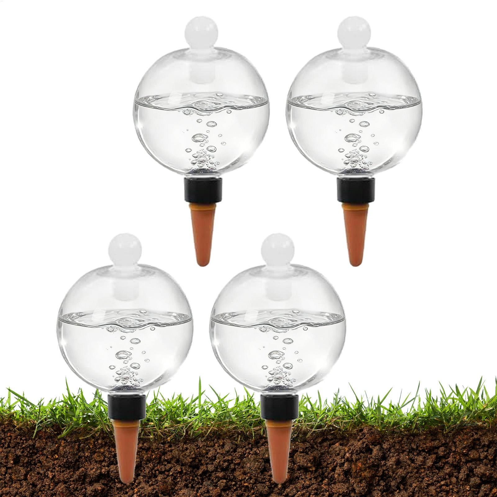Self Watering Planter - 식물 급수용 전구 4개 500ml 투명