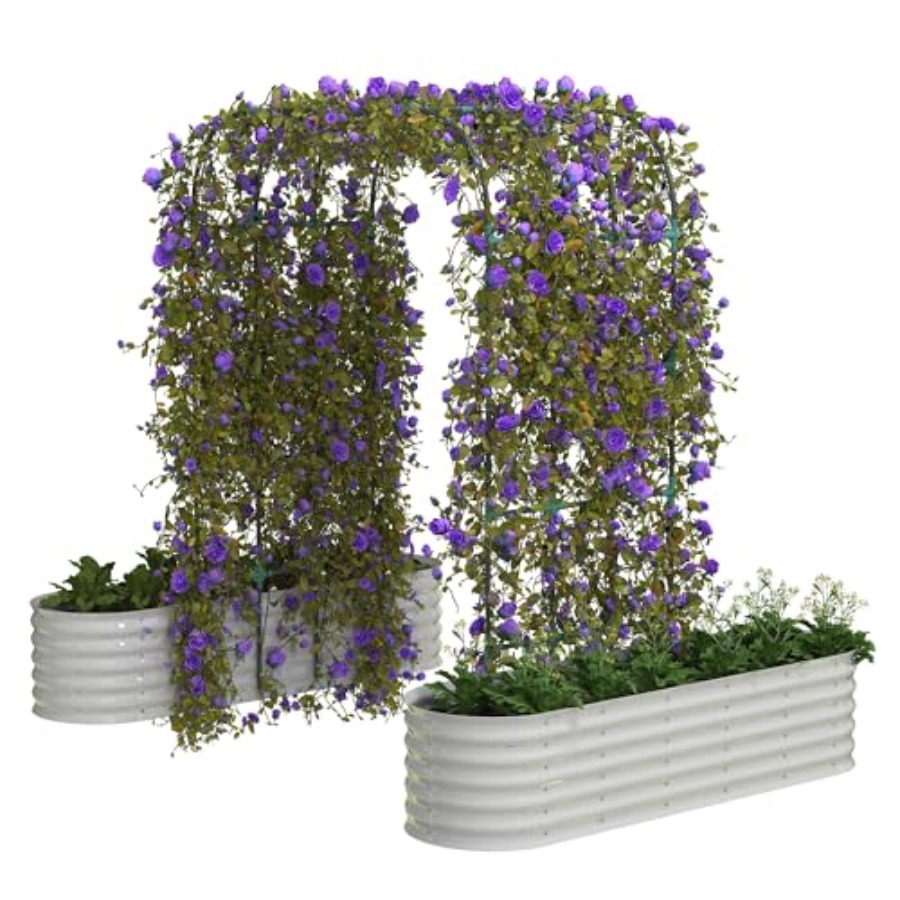 Vertical Planter - 96인치 높이의 아연 도금된 높이 조절