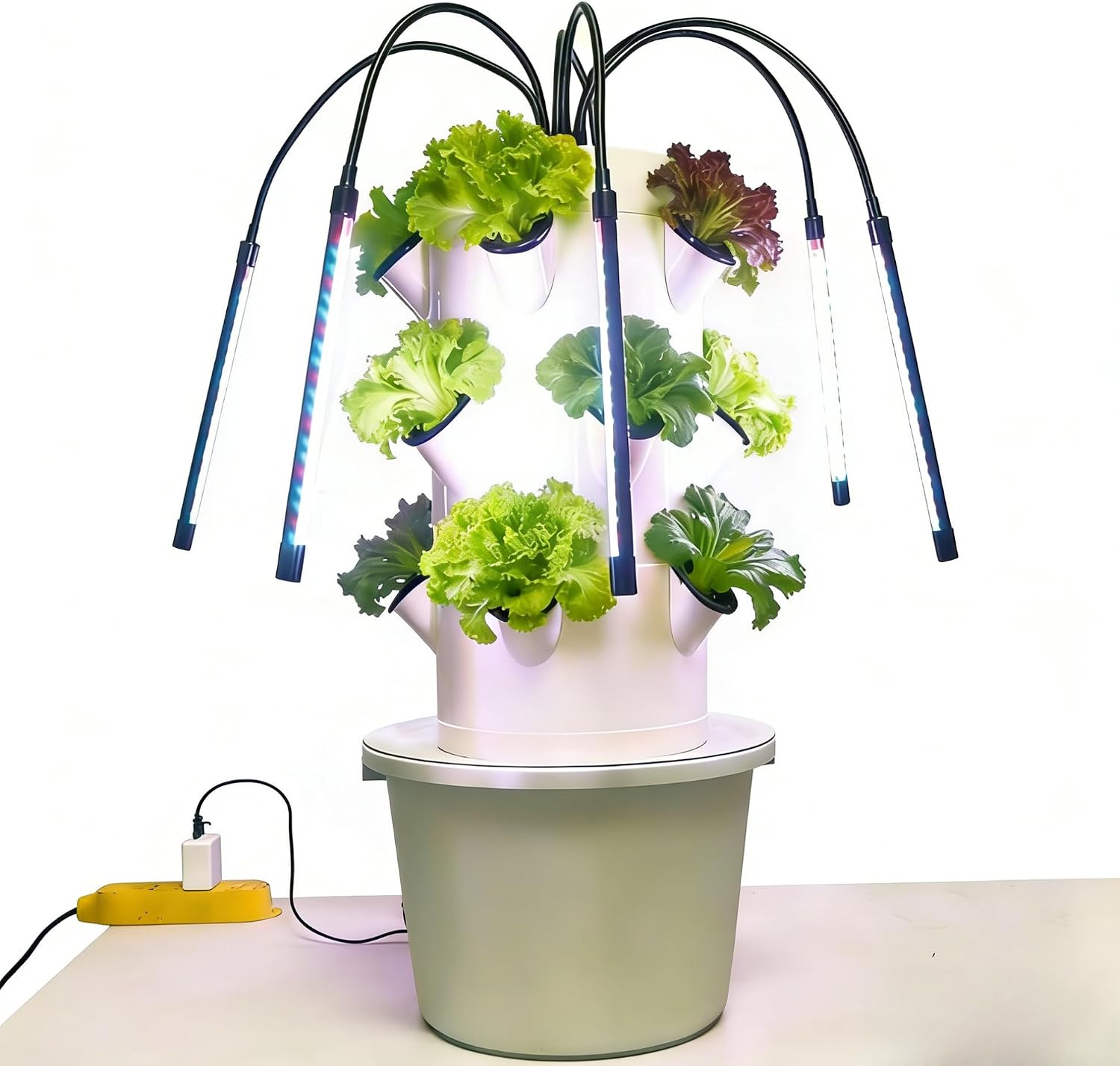 Indoor Herb Garden - 수직 수경 재배 시스템 3단 15구
