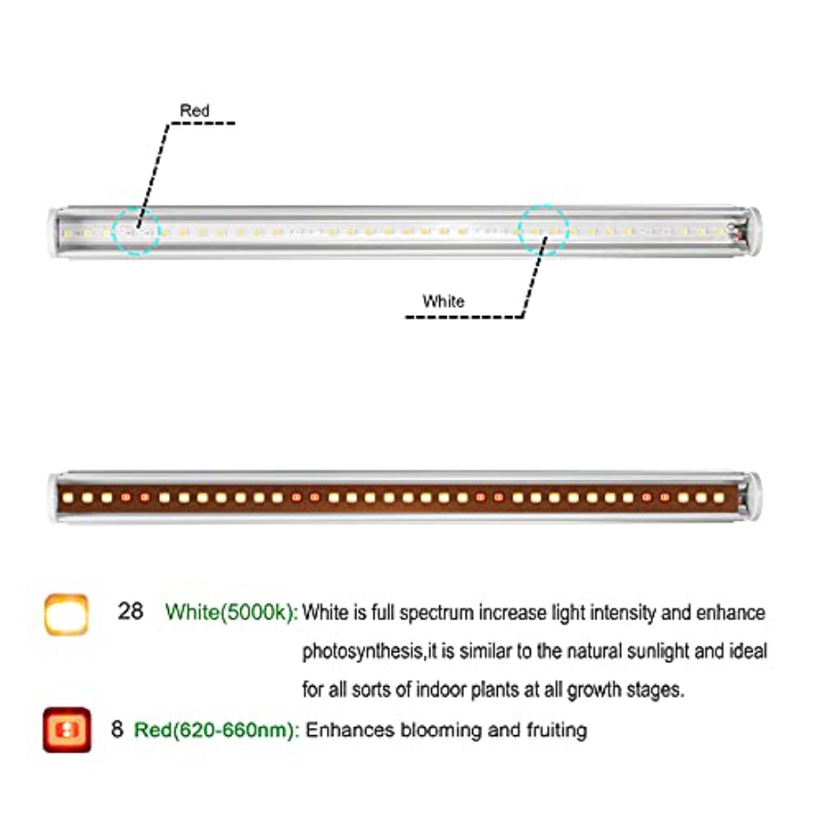 실내 식물용 LED 성장등 바, 온실 식물 재배 선반용 - Grow Light Led 리뷰 및 가격