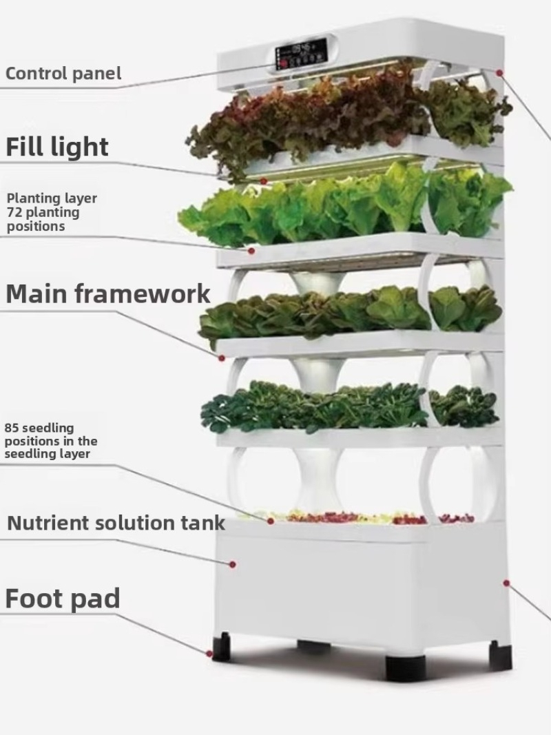지능형 무토양 재배 장비, 수경 재배 채소 재배기, 실 - Vertical Planter 리뷰 및 가격