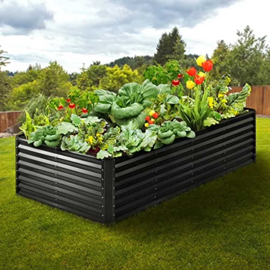 야외용 금속으로 제작된 높이 조절형 정원용 화분 세트( - Raised Garden Bed 리뷰 및 가격