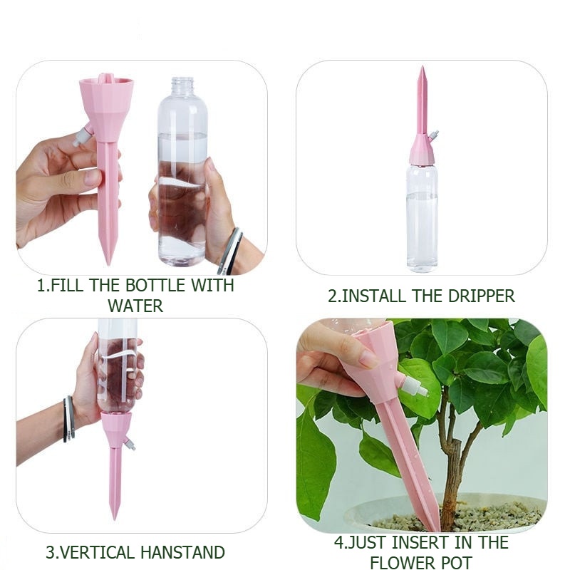 자동 점적 관개 시스템 조절 가능한 물방울기 자동 급수 - Trowel Garden Tools 리뷰 및 가격