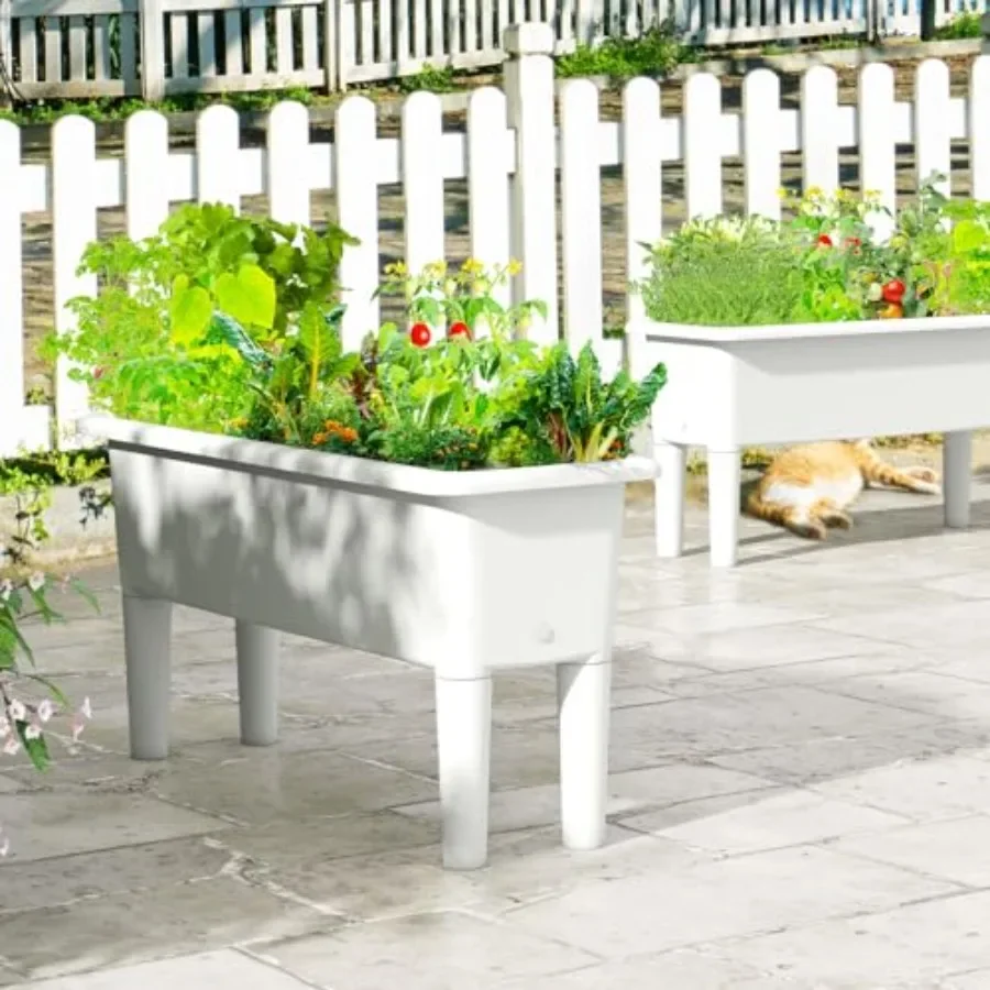 2개 세트의 야외용 높이 조절형 화분, 분리 가능한 다 - Self Watering Planter 리뷰 및 가격