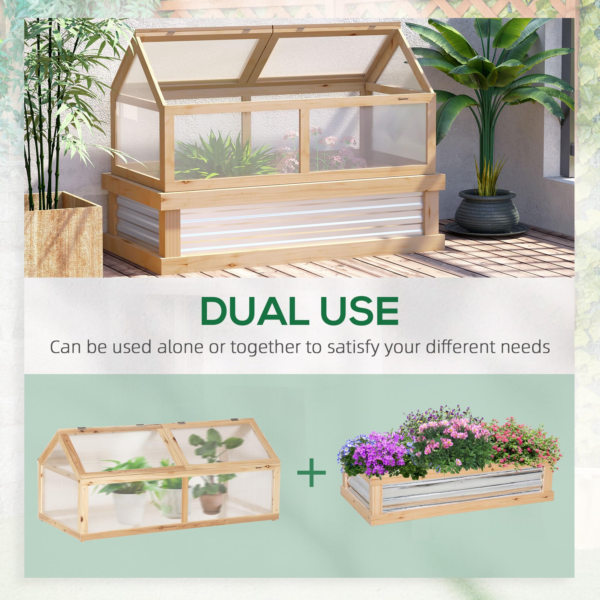 높이 조절이 가능한 정원용 텃밭, 폴리카보네이트 소재의 - Raised Garden Bed 리뷰 및 가격