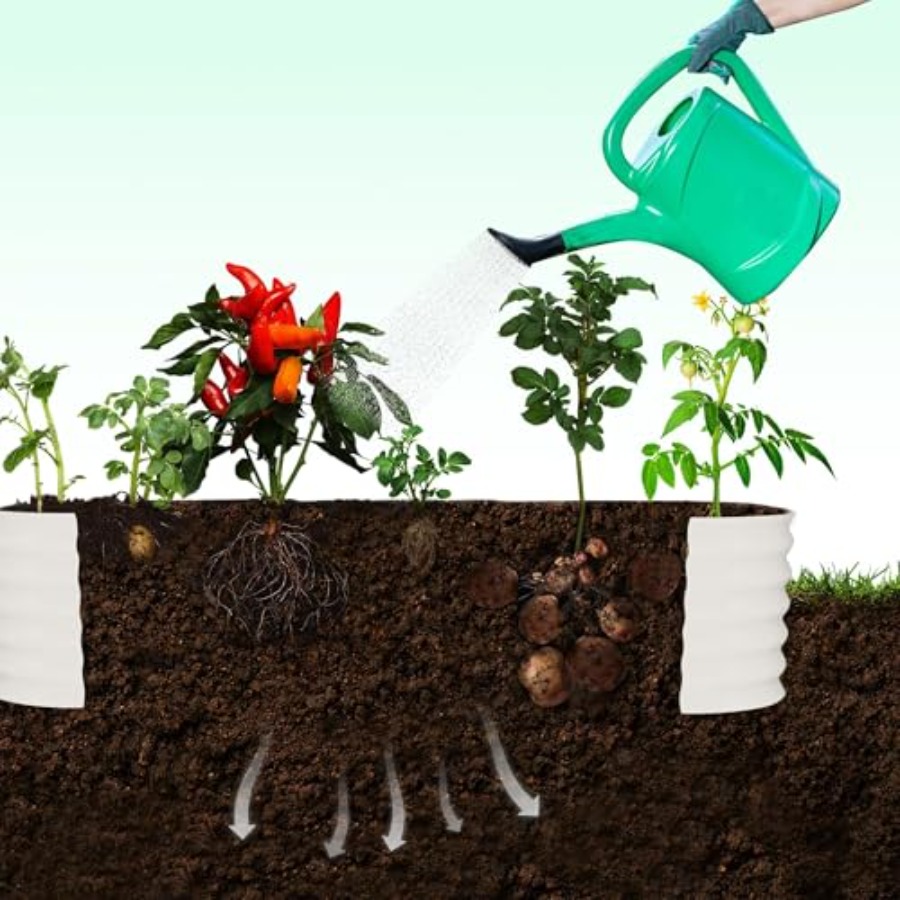 실외용으로 제작된 아연 도금 처리된 높이 조절형 정원용 - Raised Garden Bed 리뷰 및 가격