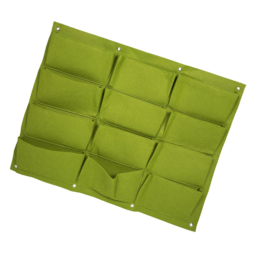 1개입 펠트 재질 벽걸이형 수직 12포켓 화분 공간 절 - Vertical Planter 리뷰 및 가격