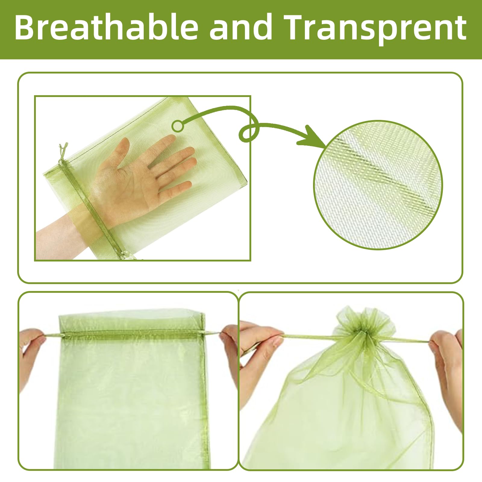 효과적인 조류 방지망 과일 보호 가방 식물 재배 커버  - Grow Bag 리뷰 및 가격