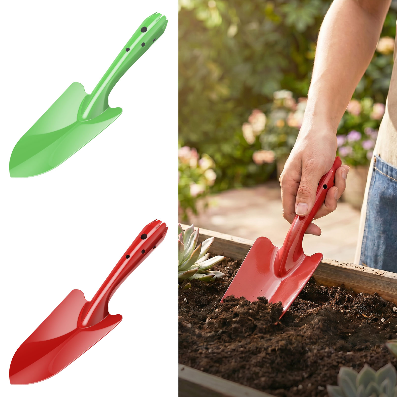 정원용 삽 녹 방지 금속 정원용 손삽 작은 원예 도구  - Trowel Garden Tools 리뷰 및 가격