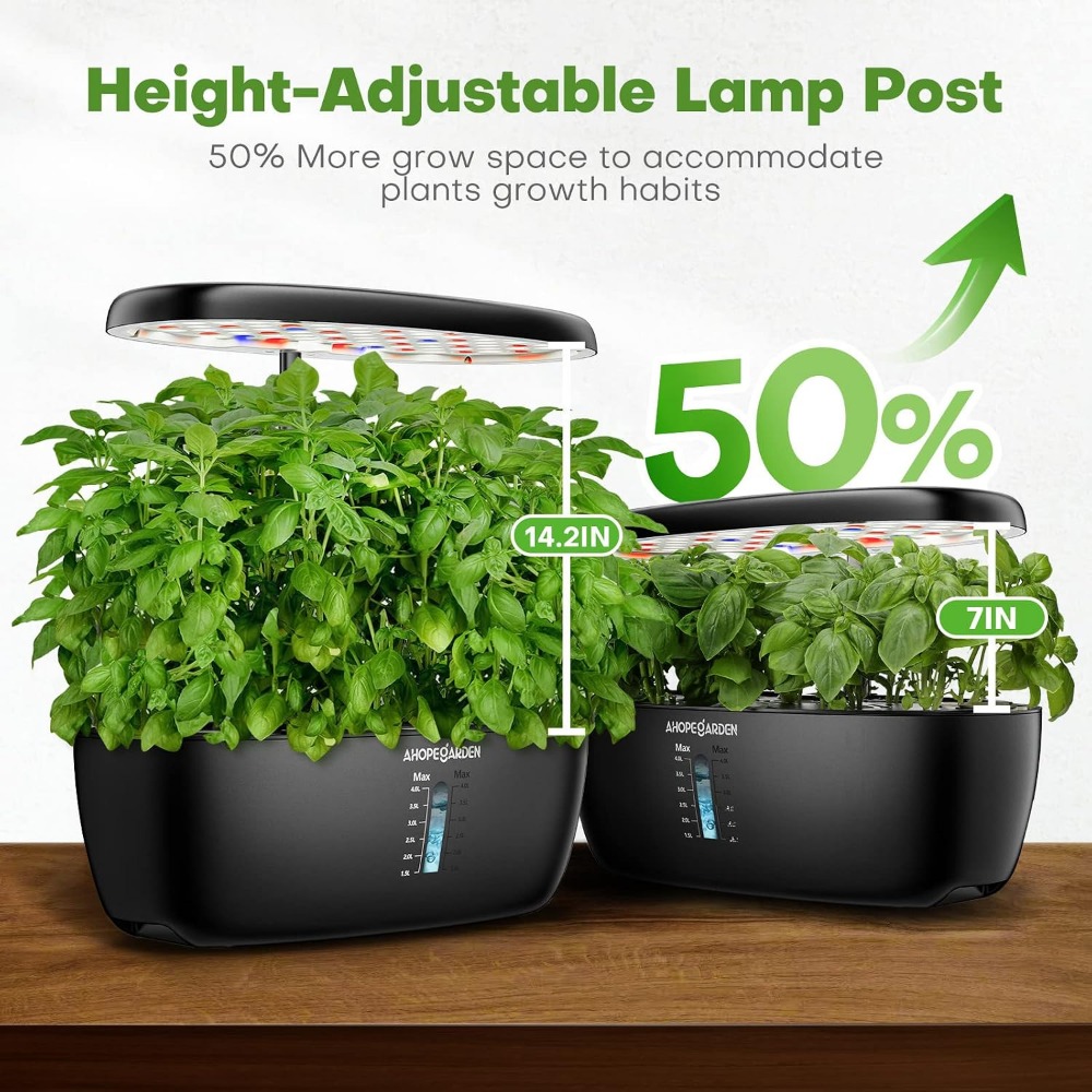 12포드 수경재배 정원(LED 성장등 포함), 실내 허 - Indoor Herb Garden 리뷰 및 가격