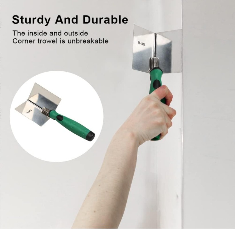 코너 도구, 내부 및 외부 각도가 있는 스테인리스 스틸 - Trowel Garden Tools 리뷰 및 가격