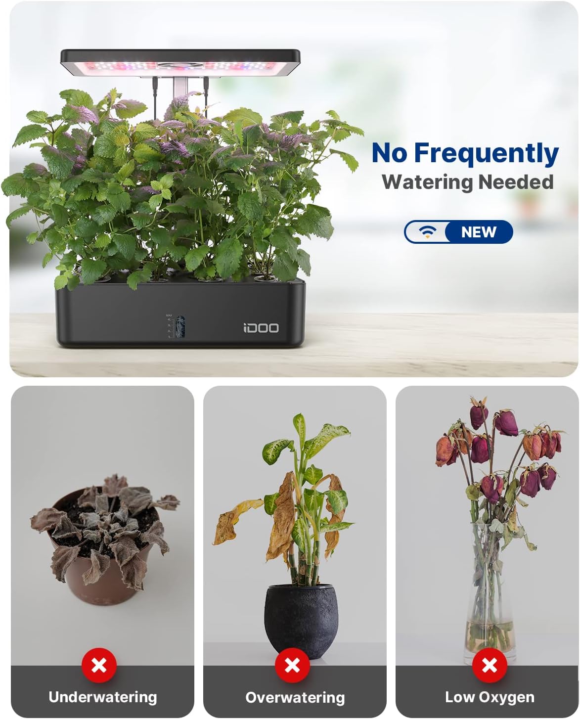 12포드 와이파이 수경재배 시스템 실내 정원 허브 키트 - Indoor Herb Garden 리뷰 및 가격