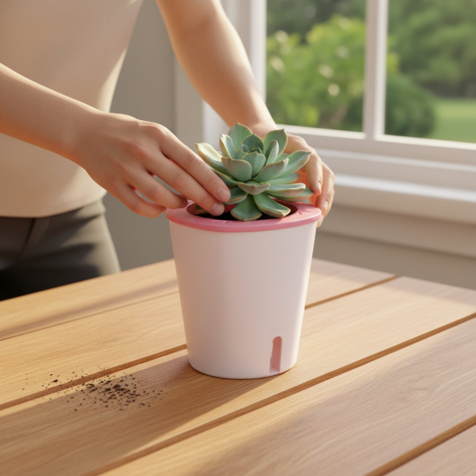 자동 급수 화분 대형 자동 급수 냄비 물 저장소 화분  - Self Watering Planter 리뷰 및 가격