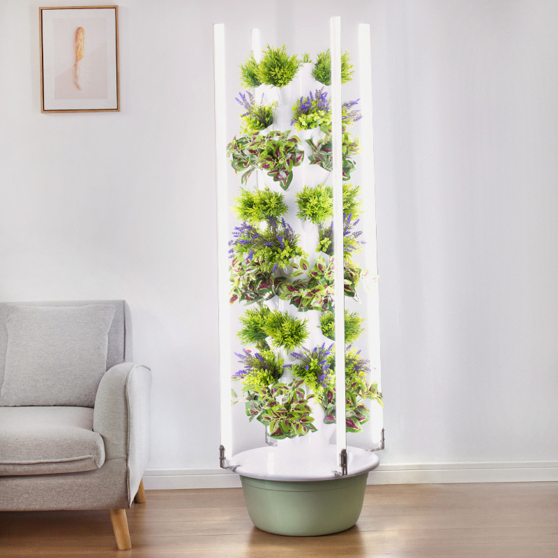 LED 식물 재배등을 갖춘 수직 수경 재배 타워, 지능 - Plant Pot 리뷰 및 가격