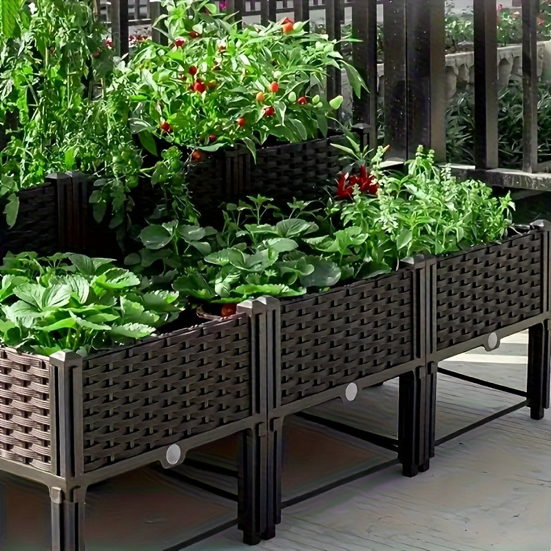 정원용 높이 조절 화분, 자동 급수 장치와 배수구가 있 - Self Watering Planter 리뷰 및 가격