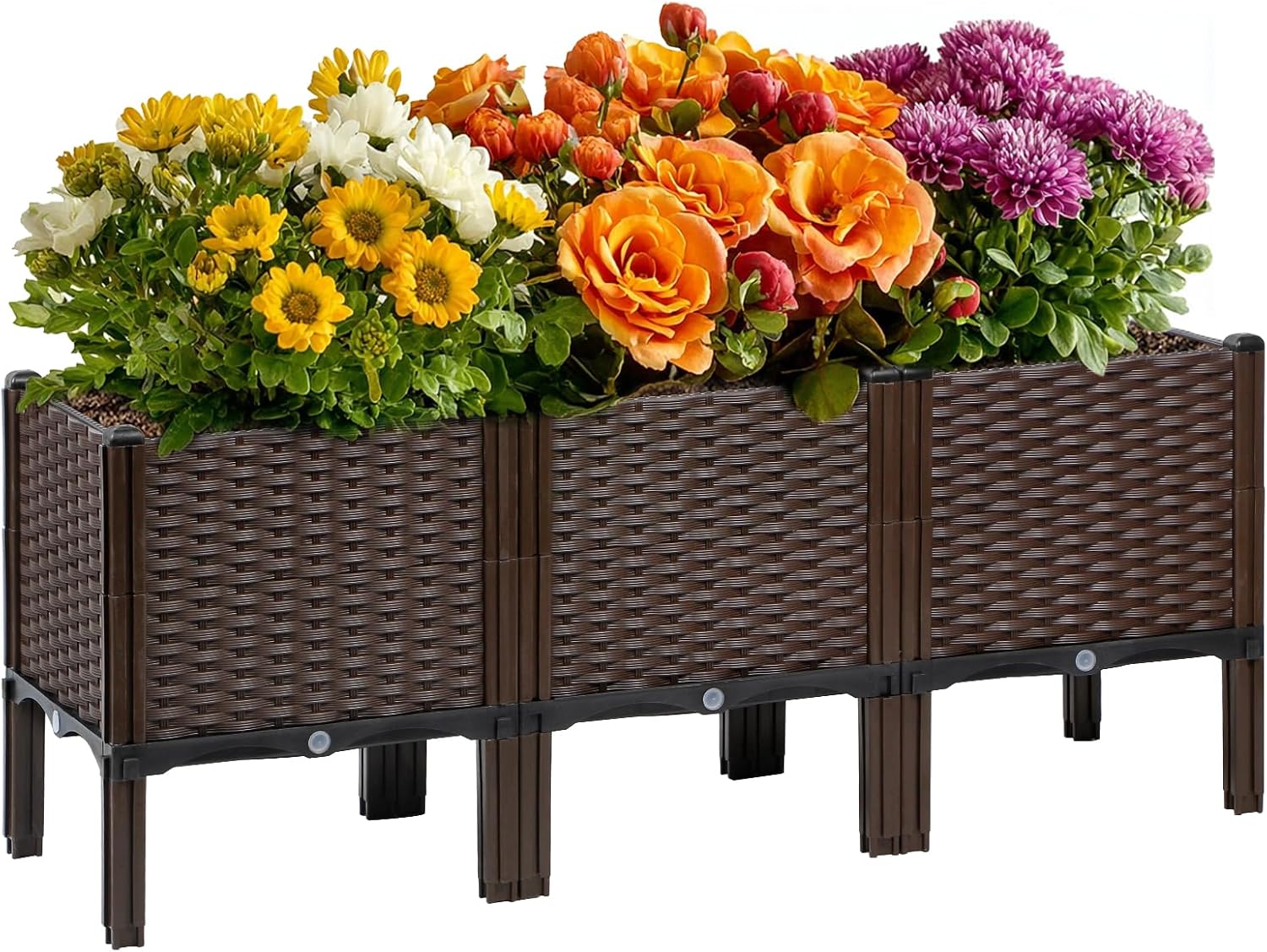 야외 정원용 라탄 화분, 내추럴 색상, 자가 급수 및  - Self Watering Planter 리뷰 및 가격